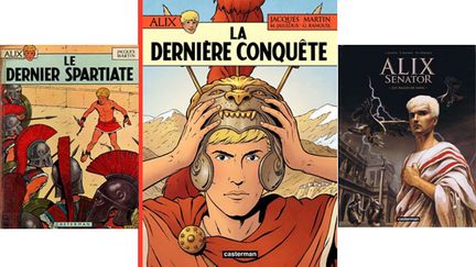 &nbsp; (© Jacques Martin, Casterman /Jacques Martin, Marc Jailloux, Casterman / Jacques Martin,Thierry Démarez, Casterman)