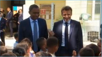 Éducation Nationale : Pape Ndiaye et Emmanuel Macron à Marseille