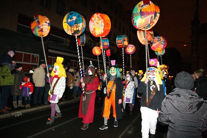 "Morgenstreich" au carnaval de Bâle
 (PHOTOPQR/L&#039;ALSACE)