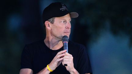 Le cycliste am&eacute;ricain Lance Armstrong, le 21 octobre 2012 &agrave; Austin (Texas).&nbsp; (FREDERIC J. BROWN / AFP)