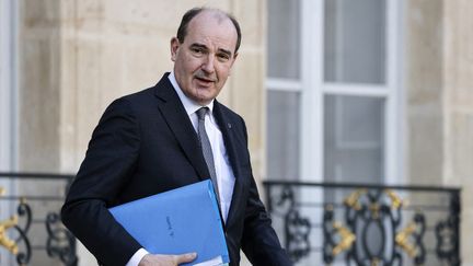 Le Premier ministre Jean Castex à l'Elysée, à Paris, le 23 février 2022. (LUDOVIC MARIN / AFP)