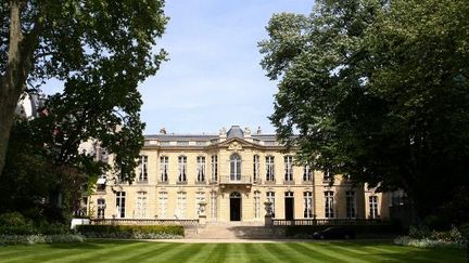 L'Hôtel Matignon vu de son jardin. (THOMAS COEX / AFP)