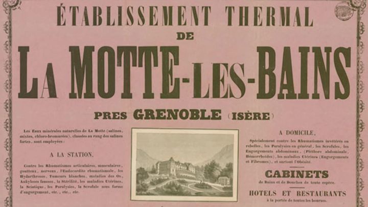 Le projet de thermes à Grenoble voit le jour au milieu du XIXe siècle (France 3 Alpes)