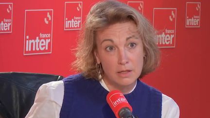 Marylise Léon, secrétaire générale de la CFDT, le 8 octobre 2024 sur France Inter. (FRANCE INTER / RADIO FRANCE)