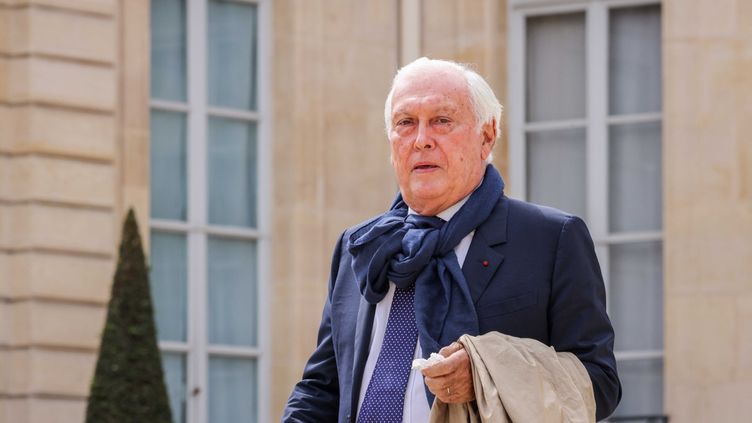 Le Pr Jean-François Delfraissy, le 7 mai 2022 à l'Elysée, à Paris. (MAXPPP)