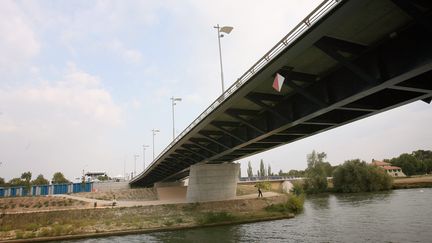 La Saône à&nbsp;Mâcon (Saône-et-Loire), le 12 septembre 2019. (THEVENOT LAURENT / MAXPPP)