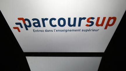 Le logo de la plateforme Parcoursup sur internet, le 19 avril 2018. (LIONEL BONAVENTURE / AFP)