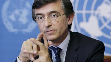 Philippe Douste Blazy,&nbsp;conseiller spécial de l’actuel secrétaire général des Nations unies. (SALVATORE DI NOLFI / KEYSTONE)