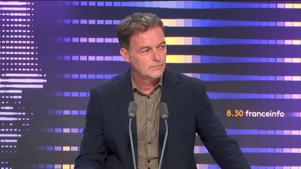 Christophe Robert, délégué général de la Fondation Abbé Pierre était l'invité du "8h30 franceinfo", lundi 4 septembre 2023. (FRANCEINFO / RADIO FRANCE)