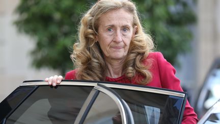 La ministre de la Justice Nicole Belloubet, le 18 juin 2018 à l'Elysée, à Paris. (LUDOVIC MARIN / AFP)