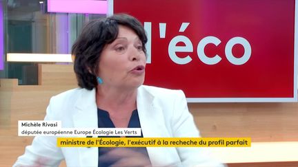 Invitée de Stéphane Dépinoy dans ":L'éco", Michèle Rivasi s'exprime sur le poids du nucléaire dans le gouvernement.