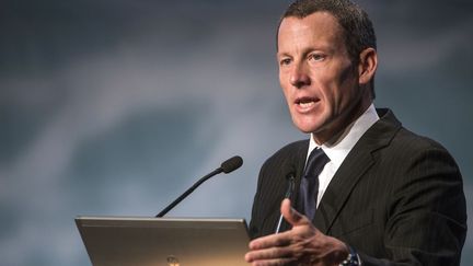 Le champion cycliste Lance Armstrong, &agrave; Montr&eacute;al (Canada), le 29 ao&ucirc;t 2012. (ROGERIO BARBOSA / AFP)