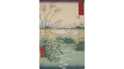 Utagawa Hiroshige, Trente-six vues du mont Fuji: Otsuki no hara dans la province de Kai
 (Photography by Ralph Paprzycki © Sainsbury Institute for th Study of Japanese Arts and Cultures)