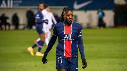 La Parisienne Kadidiatou Diani a inscrit un doublé contre Issy. (ANTOINE MASSINON / A2M SPORT CONSULTING)