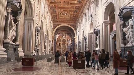 Rome :&nbsp;le Palais du&nbsp;Latran, maison historique des papes, ouvert au public. (FRANCE 2)