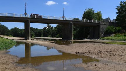 La sécheresse s'etend dans le département de la Loire, en France.&nbsp; (JOSSELIN CLAIR / MAXPPP)