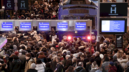 Un jour de grève gare de Lyon, le 12 décembre 2019. (AFP)