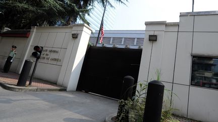 Le consulat des Etats-Unis à Chengdu, dans le&nbsp;centre de la Chine, le 17 septembre 2012.&nbsp; (GOH CHAI HIN / AFP)