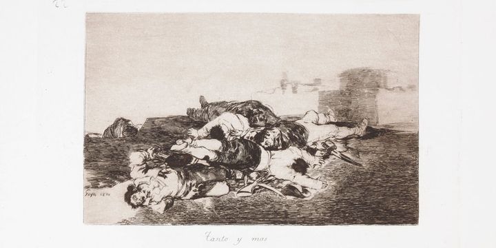 Francisco de Goya, Désastre n° 22, "Tant et plus", Les Désastres de la guerre, 1810-1820
 (Collection privée, Madrid)