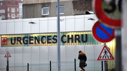 Les urgences du CHU de Lille (Nord), le 24 janvier 2012.&nbsp; (PHILIPPE HUGUEN / AFP)