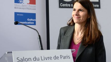 Aurélie Filippetti au Salon du livre 2013
 (ERIC FEFERBERG / AFP)