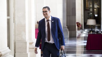 Le député LREM M'jid El Guerrab, le 20 juin 2017 à l'Assemblée nationale. (MAXPPP)