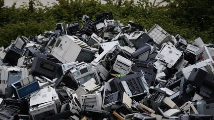 Une décharge, au Havre. (CHARLY TRIBALLEAU / AFP)