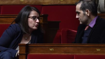 Cécile Duflot, élue écologiste, à l'Assemblée nationale le 16 mars 2016. (ALAIN JOCARD / AFP)