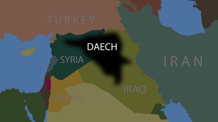 &nbsp; (Carte de localisation de Daech © Fotolia)