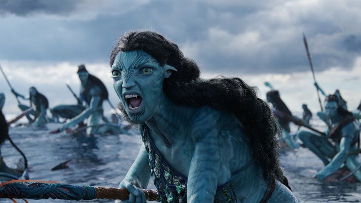 Image du deuxième film de la saga "Avatar : La Voie de l'eau". (7E ART / 20TH CENTURY STUDIOS / AFP)