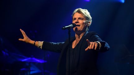 Le chanteur Bénabar en concert aux Francofolies de La Rochelle, le 14 juillet 2019 (XAVIER LEOTY / AFP)