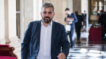 Le député de Seine-Saint-Denis Alexis Corbière dans les couloirs de l'Assemblée nationale, le 6 juin 2018.&nbsp; (AURELIEN MORISSARD / MAXPPP)