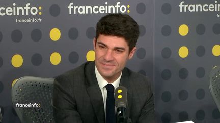 Le député Les Républicains du Lot Aurélien Pradié était l'invité de franceinfo jeudi 20 décembre 2018. (FRANCEINFO)