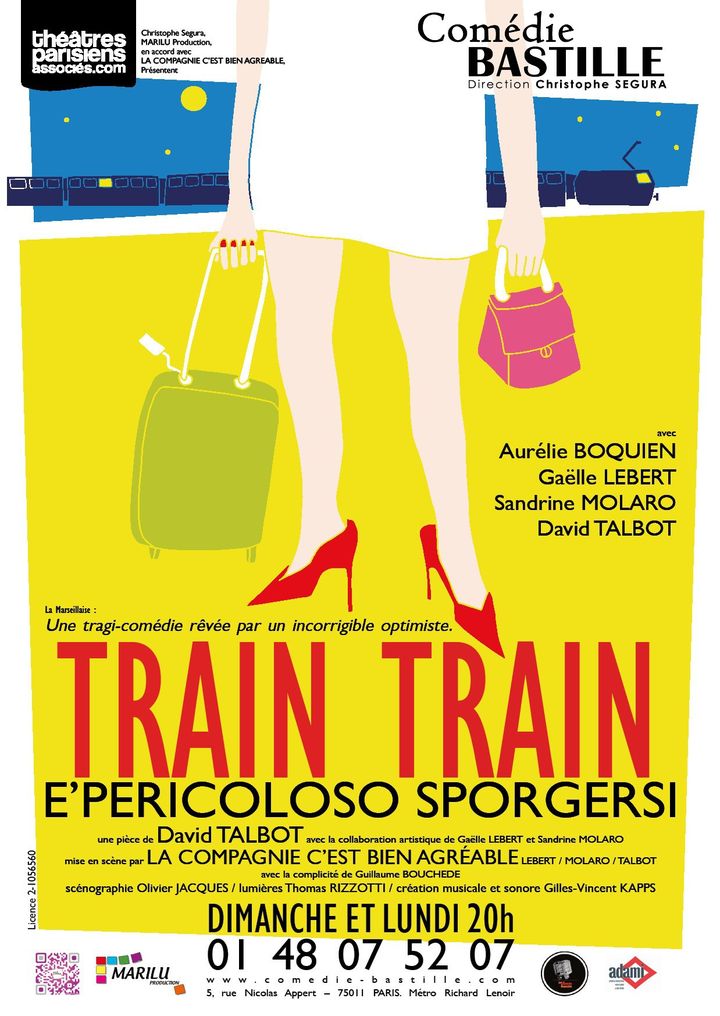 "Train Train" : l'affiche
 (Comédie Bastille)