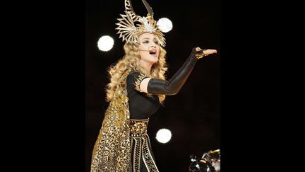 Performance de Madonna au Super Bowl le 5 février 2012
 (Chad Ryan/NEWSCOM/SIPA)