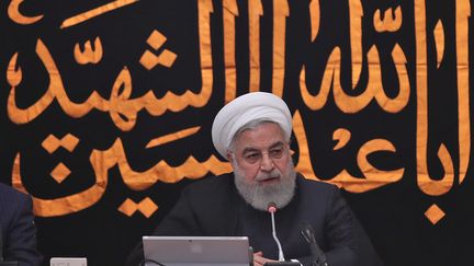 Le président iranien Hassan Rohani lors d'une réunion du gouvernement à Téhéran (Iran), le 11 septembre 2019. (IRANIAN PRESIDENCY / AFP)