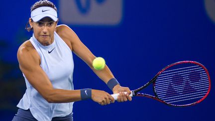 Caroline Garcia lors de son titre WTA à Wuhan. (TANG MAIKA / IMAGINECHINA)