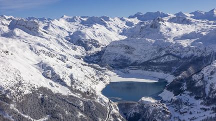 Le massif de la Vanoise en Haute-Tarentaise, à proximité de la Pointe de la Golette (illustration). (DALMASSO MONICA / AFP)