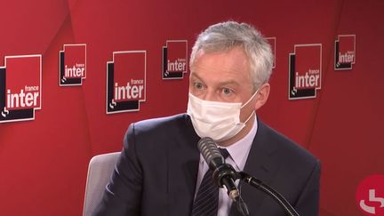 Bruno Le Maire, le 11 janvier 2020 sur France Inter. (FRANCEINTER / RADIOFRANCE)