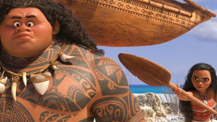 Capture d'écran du dessin animé "Vaiana, la légende du bout du monde", de Disney. (WALT DISNEY ANIMATION STUDIOS)