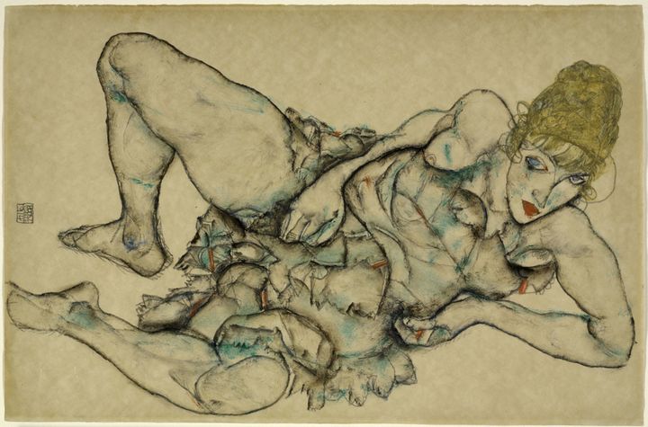 Egon Schiele, "Femme blonde couchée", 1914, The Baltimore Museum of Art, Fanny B. Thalheimer Memorial Fund and Friends of Art Fund
 (Photo : © Mitro Hood)