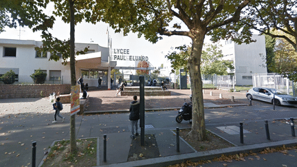 Le lycée Paul Eluard, à Saint-Denis. (GOOGLE MAPS)