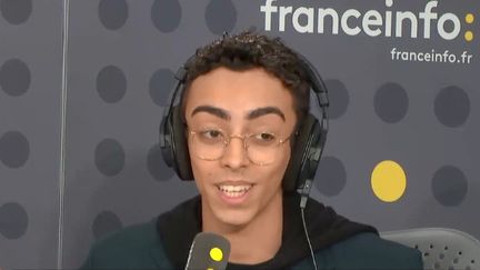 Bilal Hassani, candidat pour représenter la France à l'Eurovision. (FRANCEINFO)