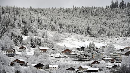 Gérardmer (Vosges) sous la neige, le 1er février 2018. (MAXPPP)