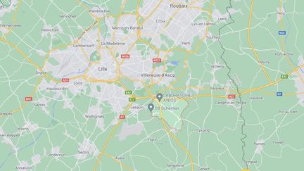 Le corps d'un étudiant a été retrouvé à&nbsp;Sainghin-en-Mélantois, près de Lille (Nord), sur l'autoroute A27. (GOOGLE MAPS)