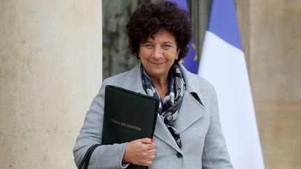 La ministre de l'Enseignement supérieur, de la Recherche et de l'Innovation Frédérique Vidal, à la sortie de l'Elysée, à Paris, le 30 octobre 2019.&nbsp; (LUDOVIC MARIN / AFP)