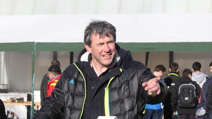 L'entraineur Pascal Machat, le 16 février 2014 à Amiens (Somme). (FRED HASLIN / MAXPPP)