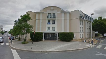 L'immeuble de Cergy (Val-d'Oise) où un forcené a été abattu par la police, jeudi 7 janvier 2016. (GOOGLE)