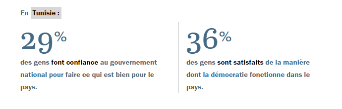 Résultats du sondage du Pew Research Center  (Capture d&#039;écran)