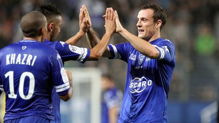 Sébastien Squillacci (SC Bastia) buteur face à Nice (PASCAL POCHARD-CASABIANCA / AFP)